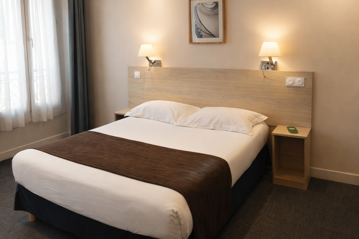 Chambre pour 2 personnes avec 2 lits